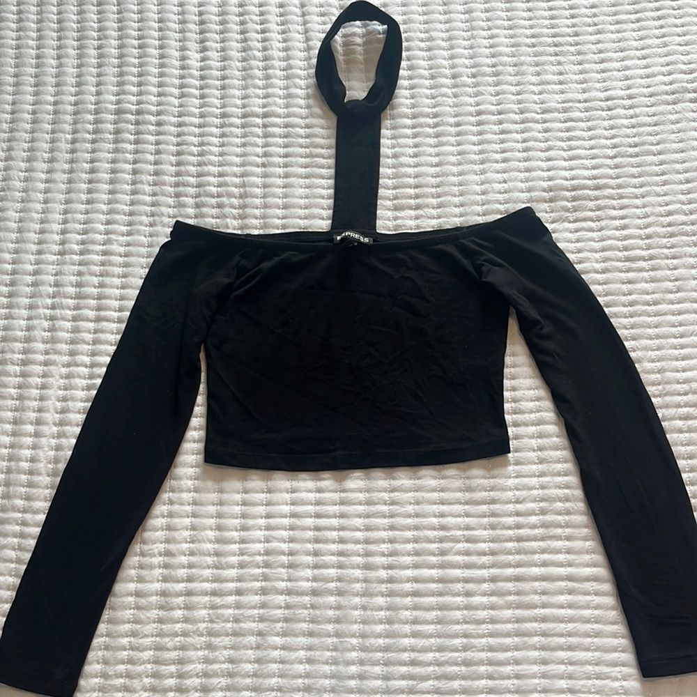 Express Back Choker Crop Top. Size S